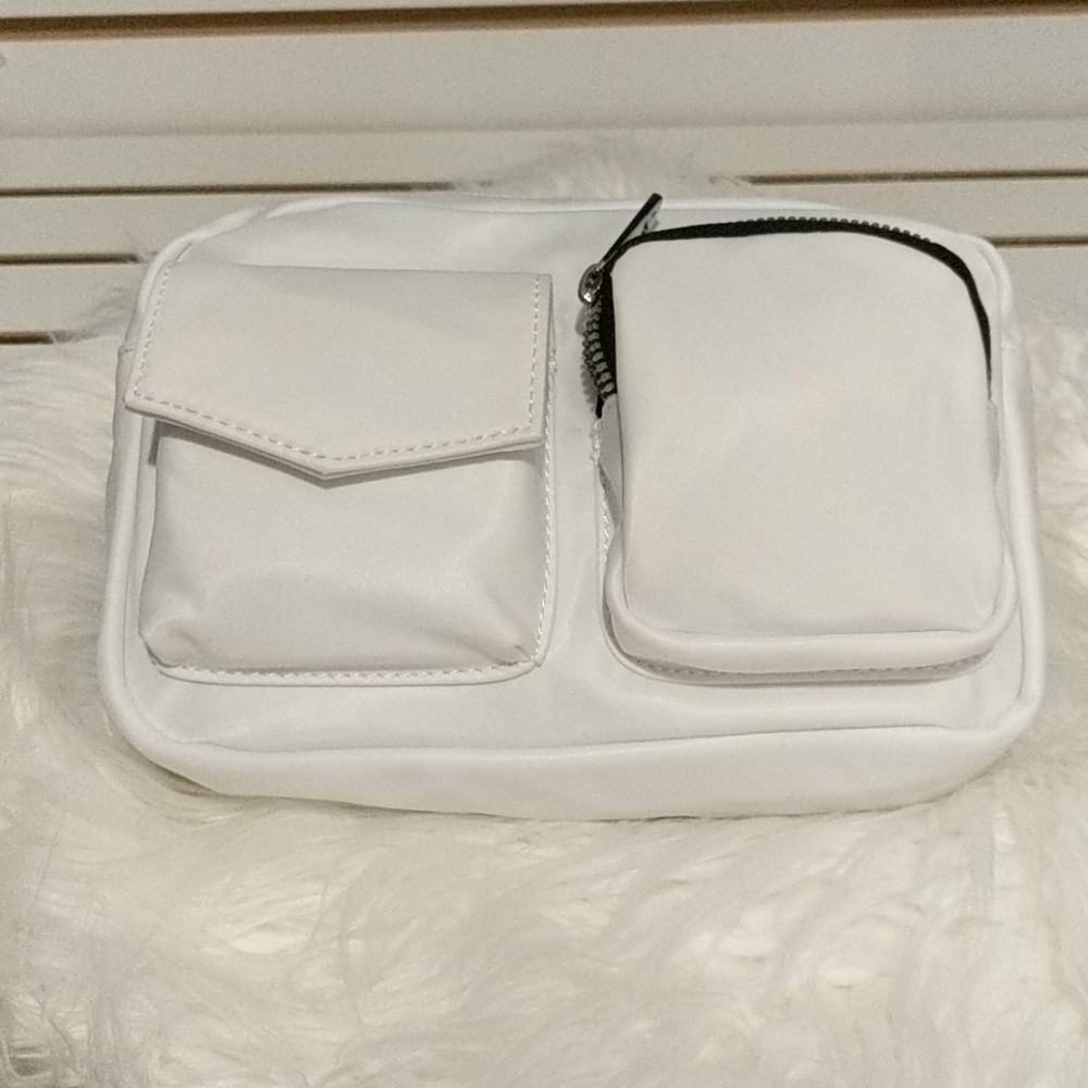Crossi nyc Black and white Handbag fanny pack